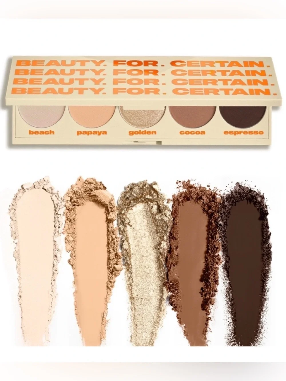 Beauty For Certain Papaya To Palazzo Eyeshadow Palette NIB